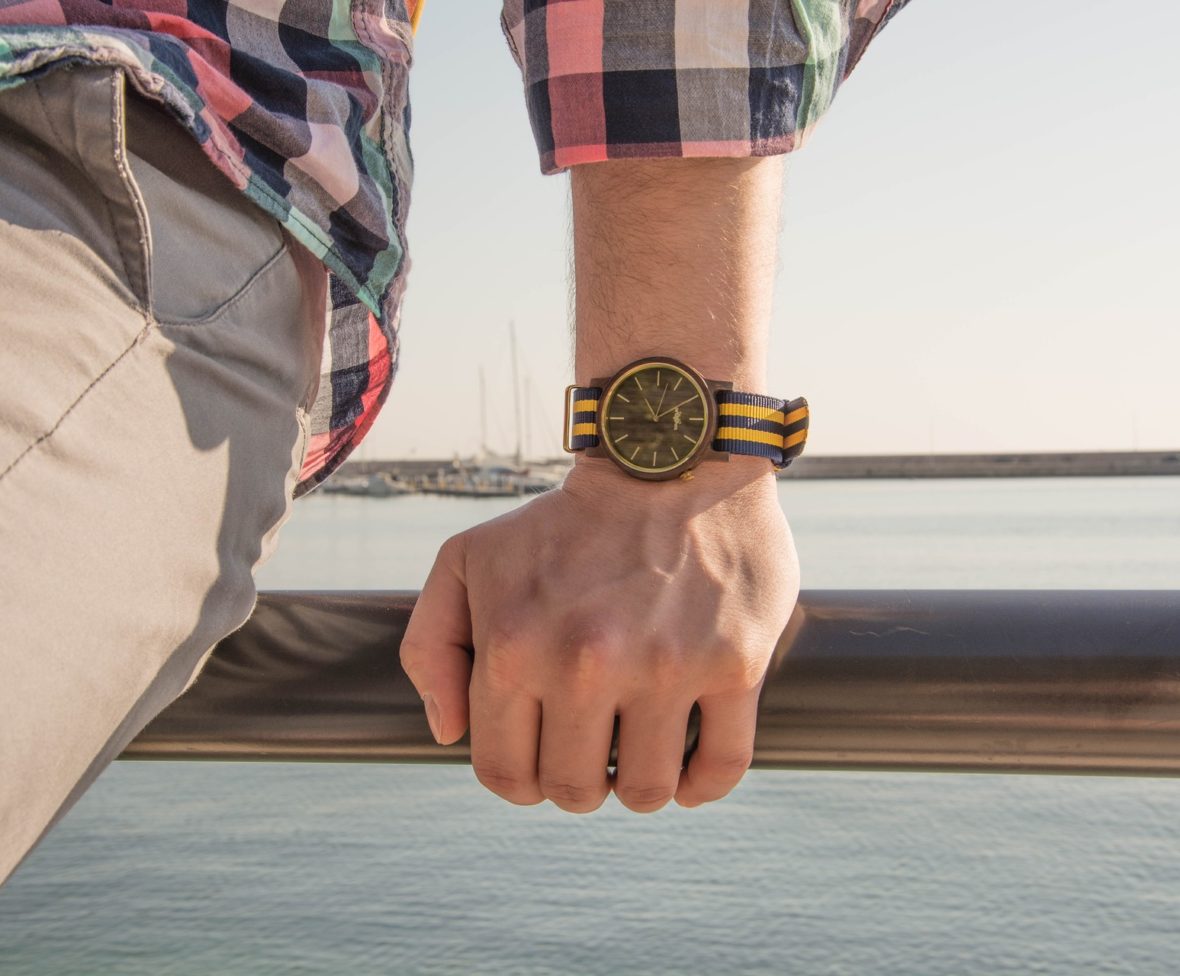 Men's Watches; Man Wearing a Watch