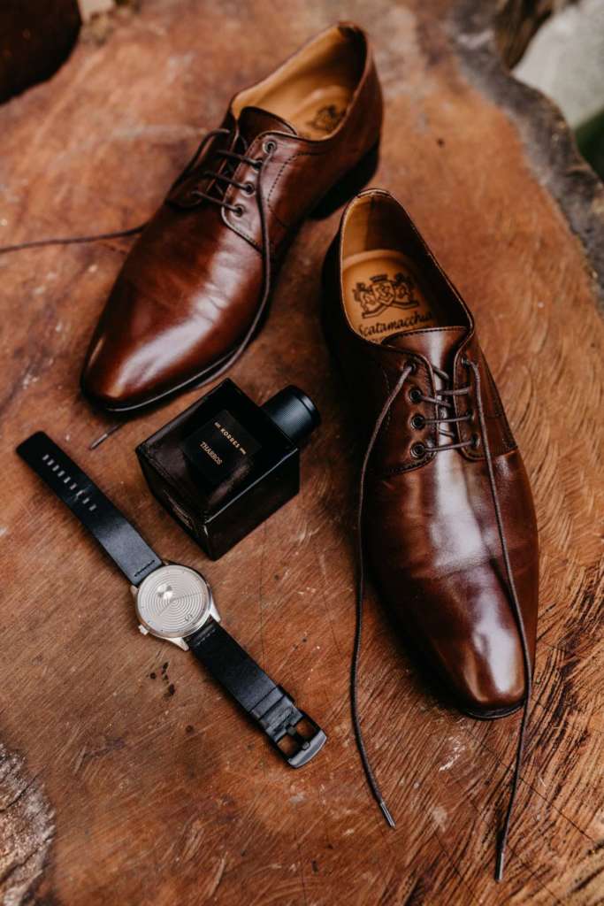 Men's Accessories Including a Watch